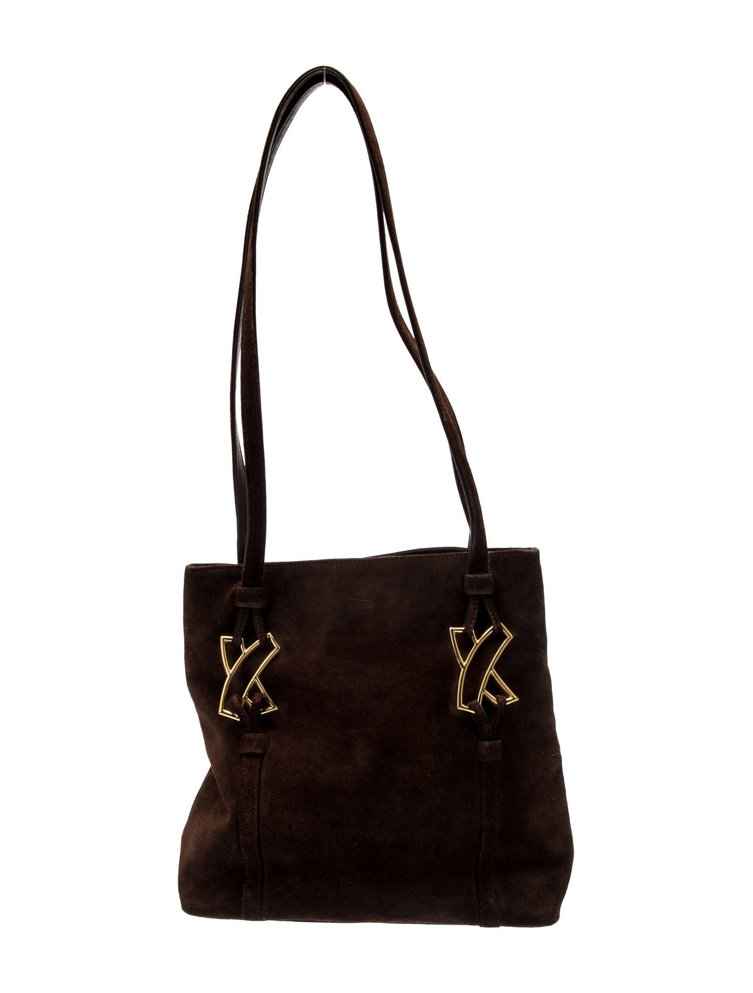 Paloma Picasso Suede Shoulder Bag