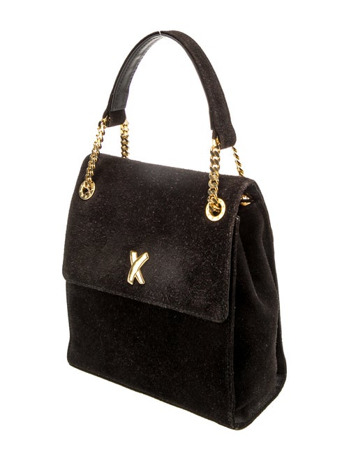 Paloma Picasso Suede Top Handle Bag