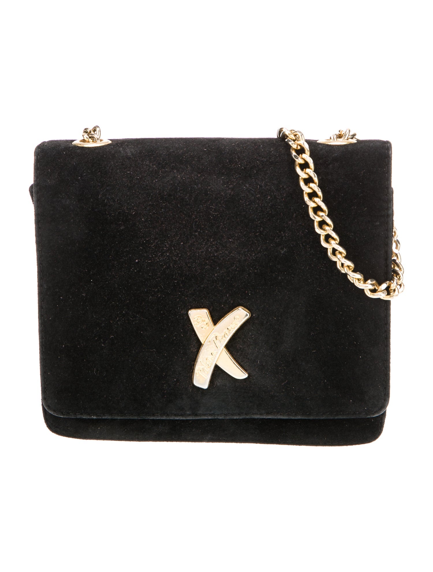 Paloma Picasso Suede Crossbody Bag Vintage