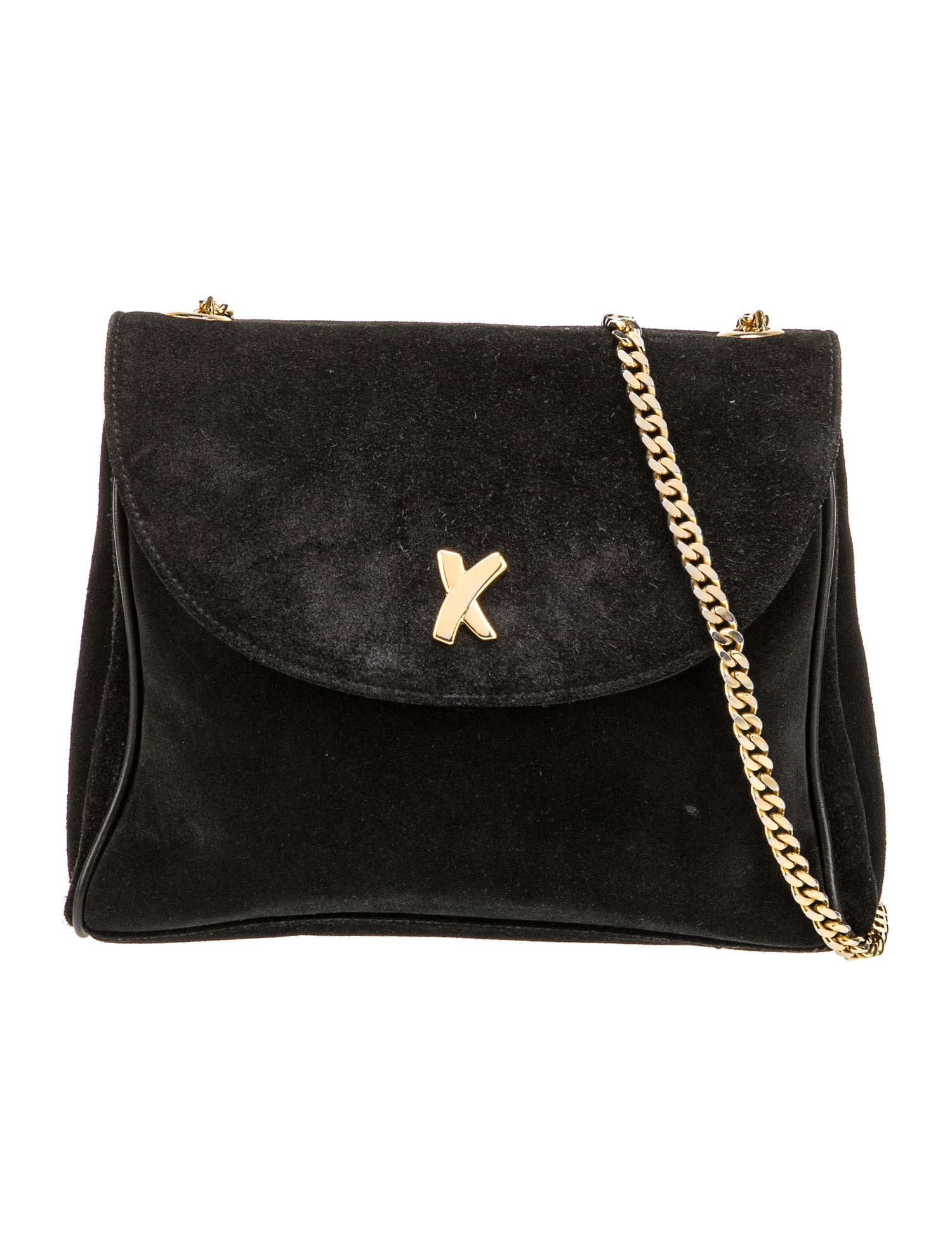 Paloma Picasso Suede Crossbody Bag