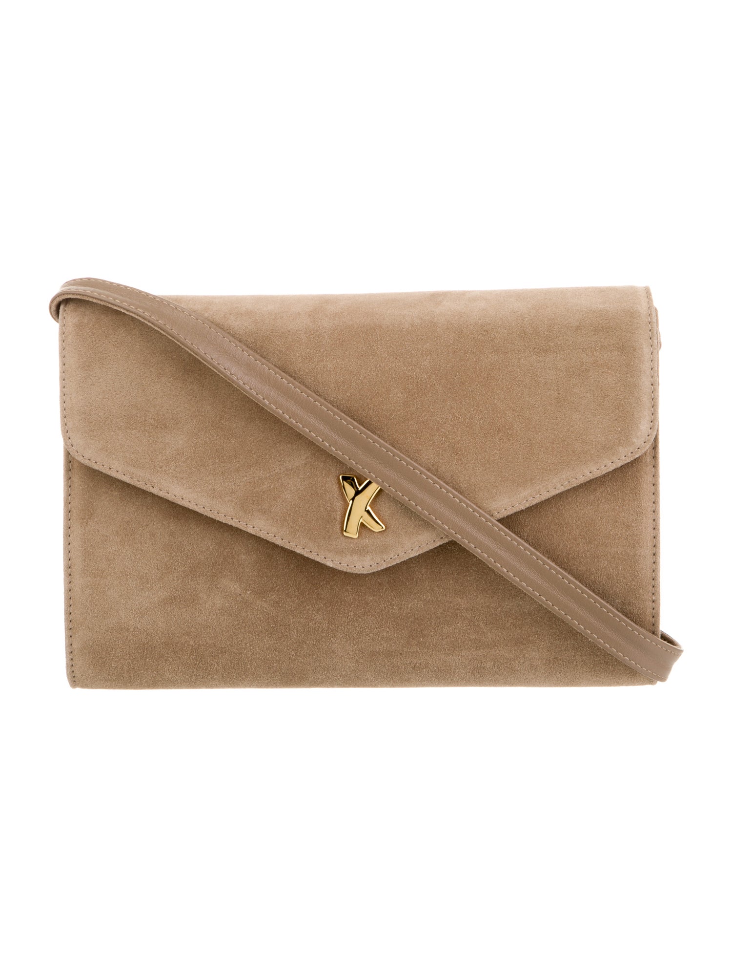 Paloma Picasso Suede Crossbody Bag