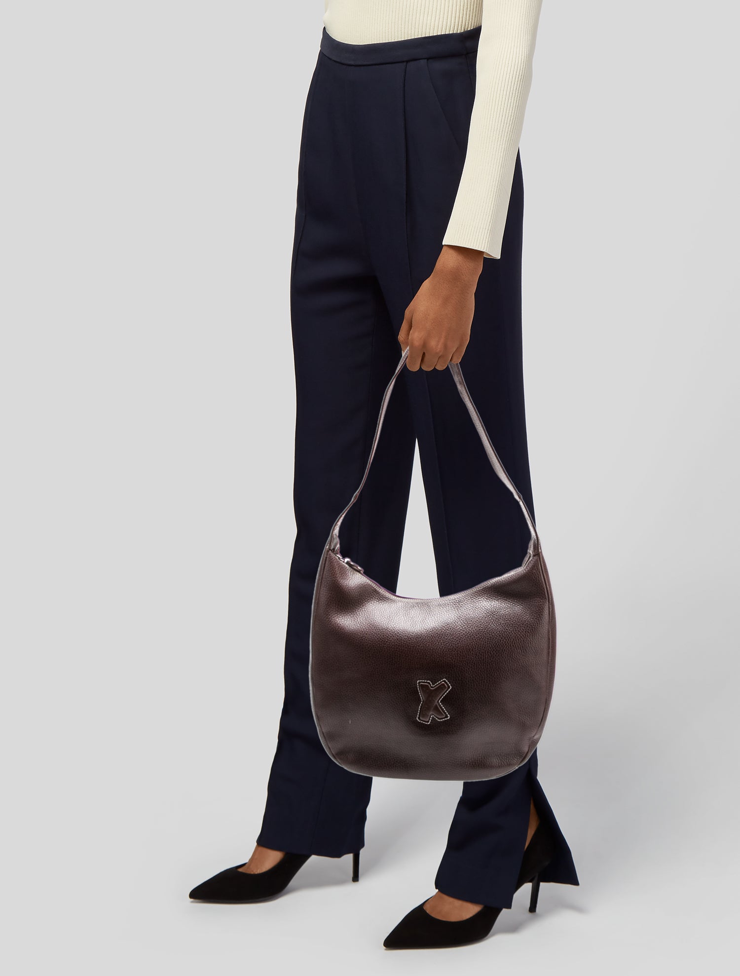 Paloma Picasso Leather Shoulder Bag