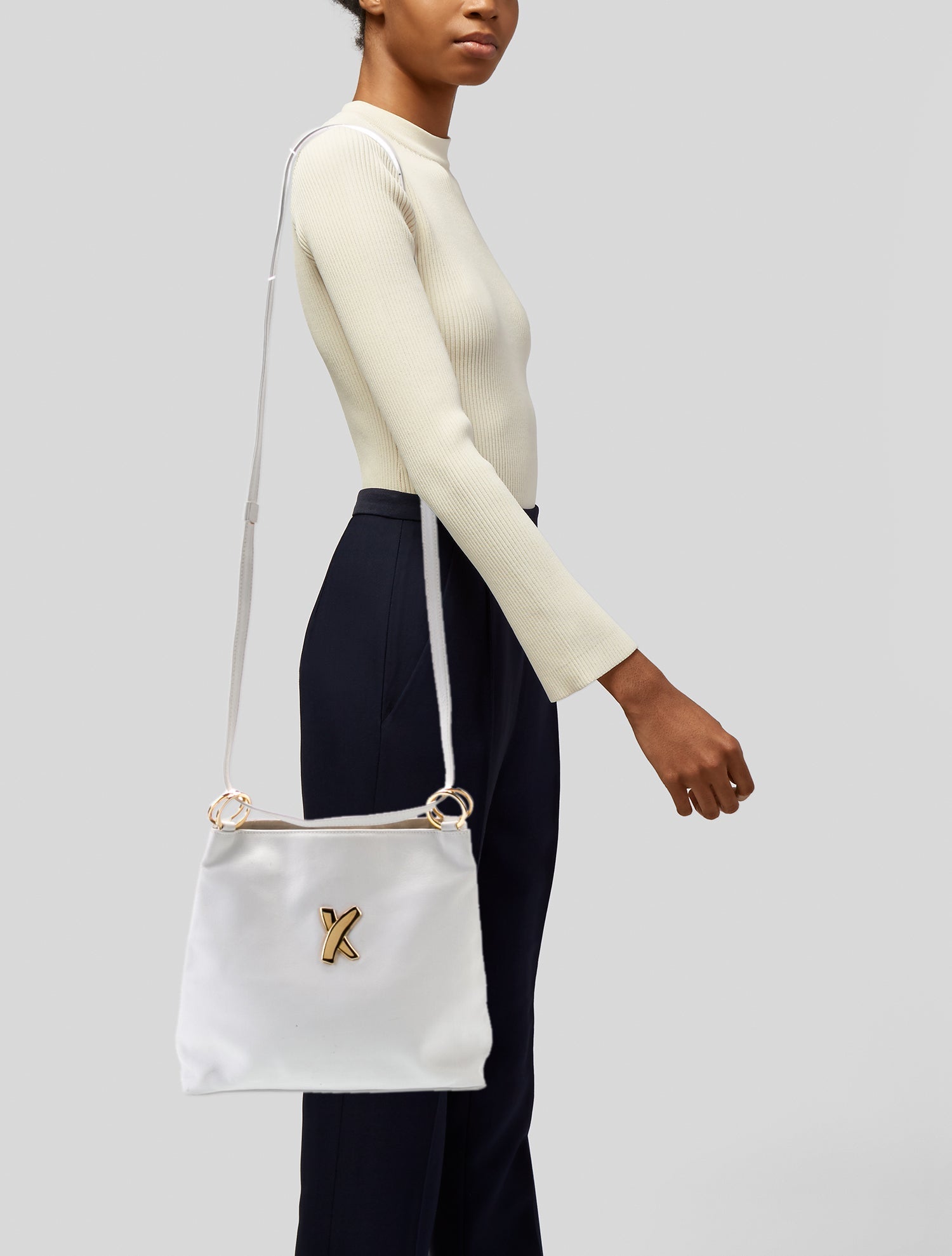 Paloma Picasso Leather Crossbody Bag