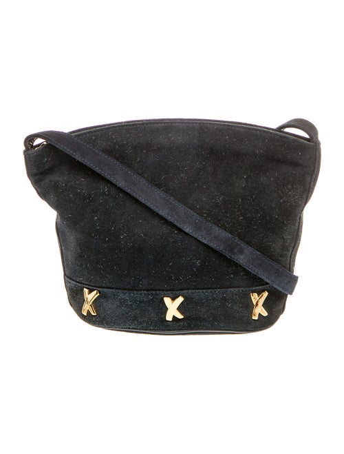 Paloma Picasso Suede Crossbody Bag