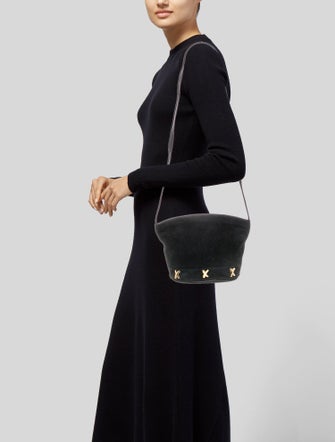 Paloma Picasso Suede Crossbody Bag