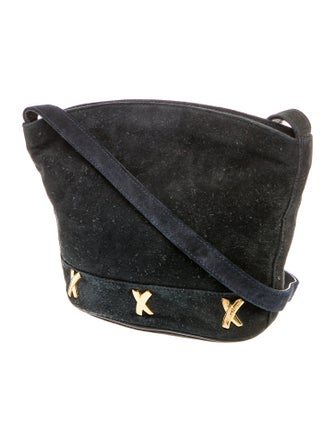Paloma Picasso Suede Crossbody Bag