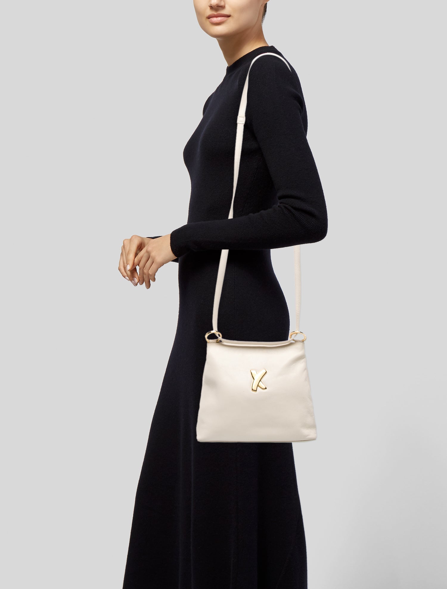 Paloma Picasso Leather Shoulder Bag