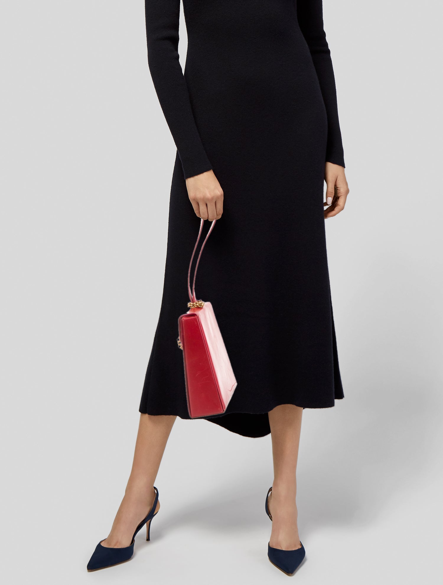 Paloma Picasso Leather Shoulder Bag