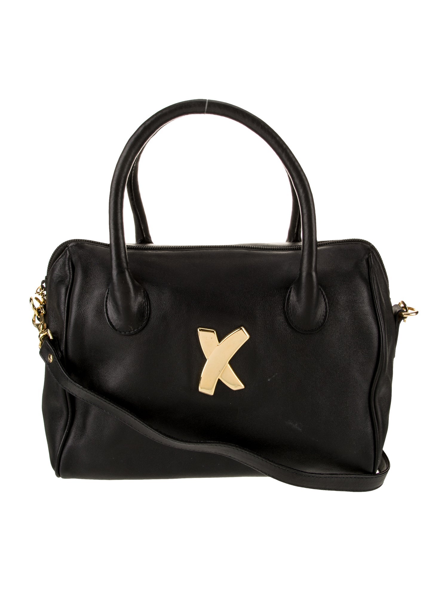 Paloma Picasso Leather Top Handle Bag