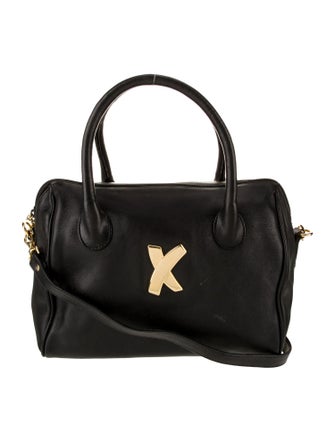 Paloma Picasso Leather Top Handle Bag