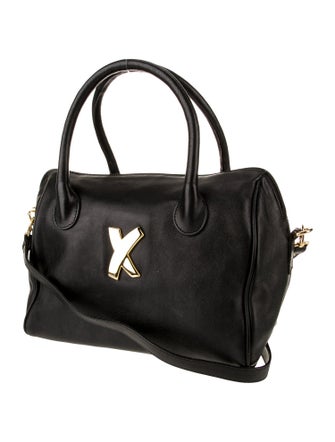 Paloma Picasso Leather Top Handle Bag