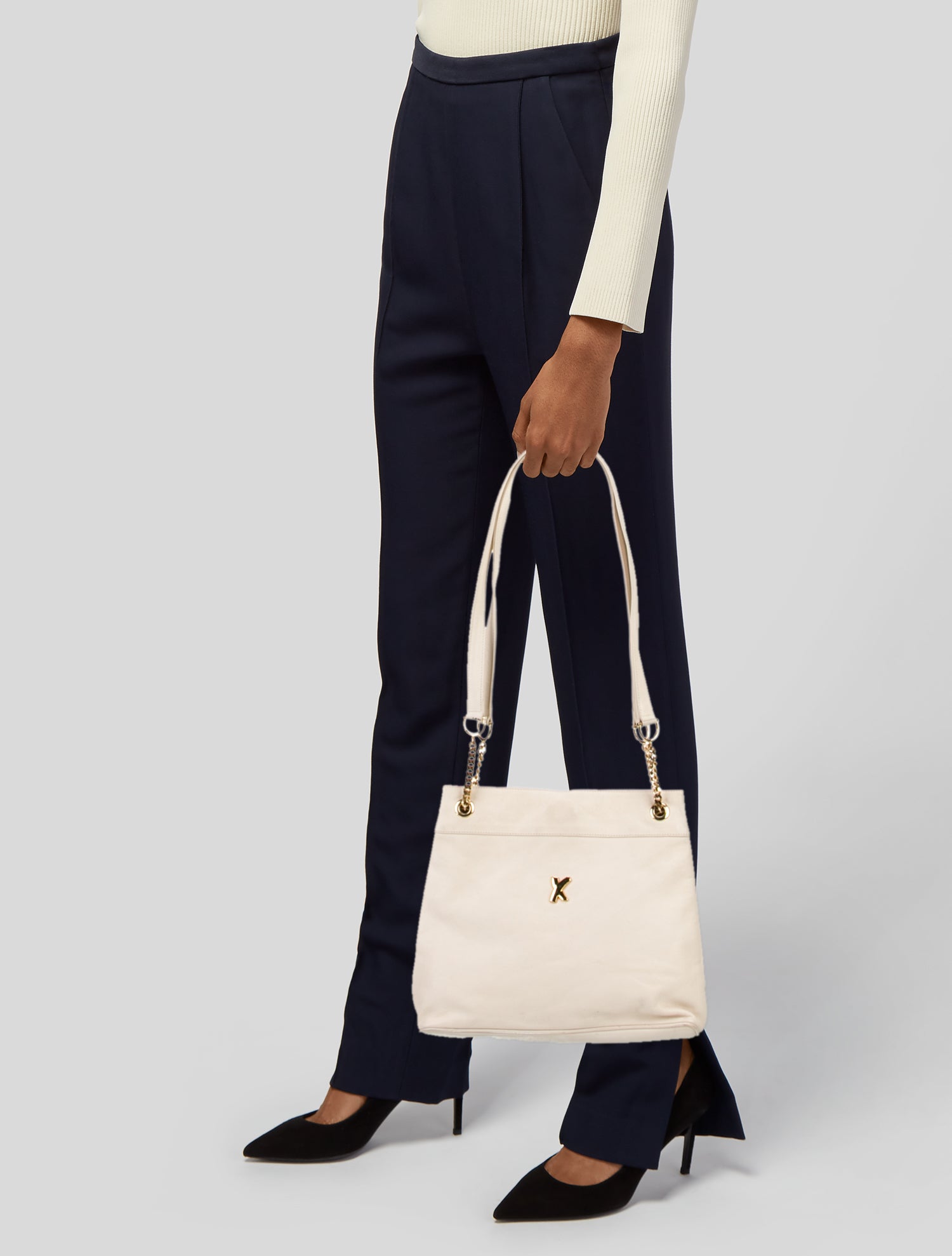 Paloma Picasso Leather Shoulder Bag