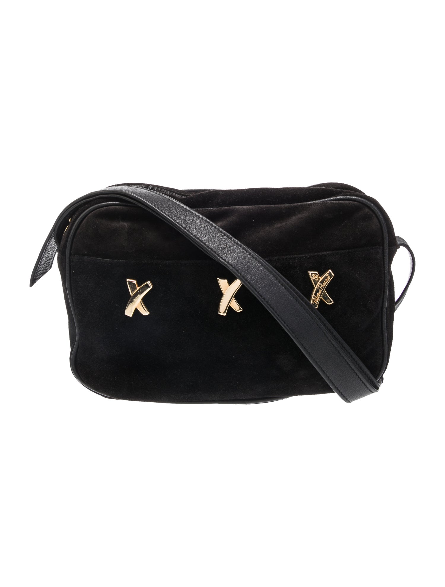 Paloma Picasso Suede Shoulder Bag