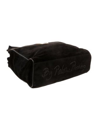 Paloma Picasso Suede Shoulder Bag