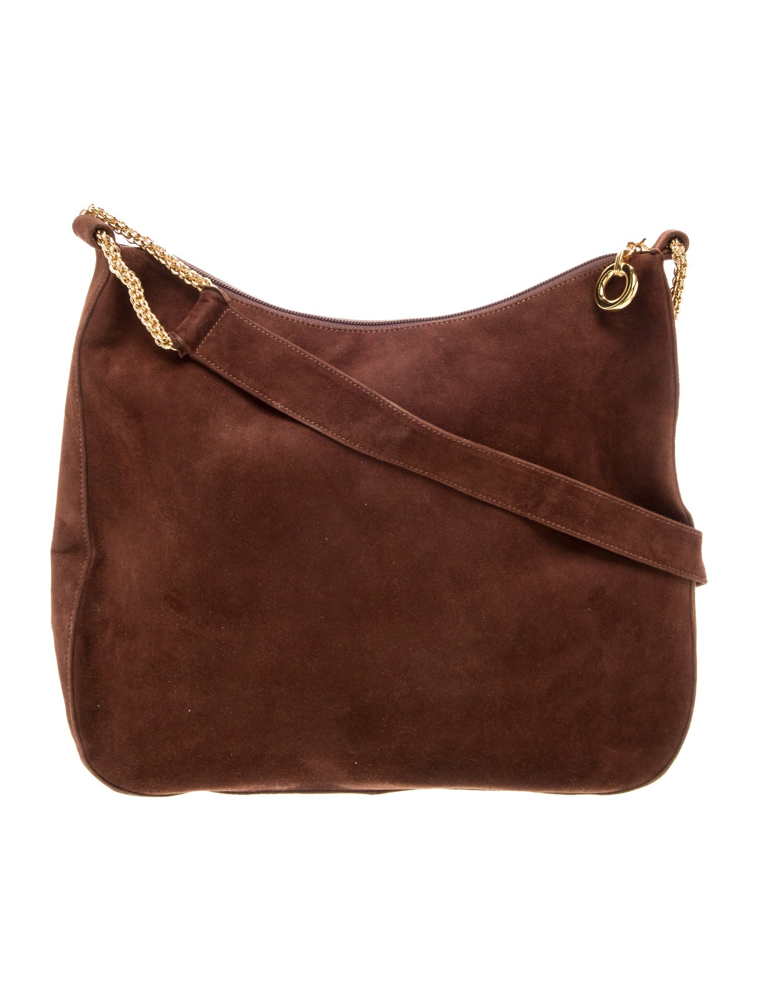 Paloma Picasso Suede Shoulder Bag