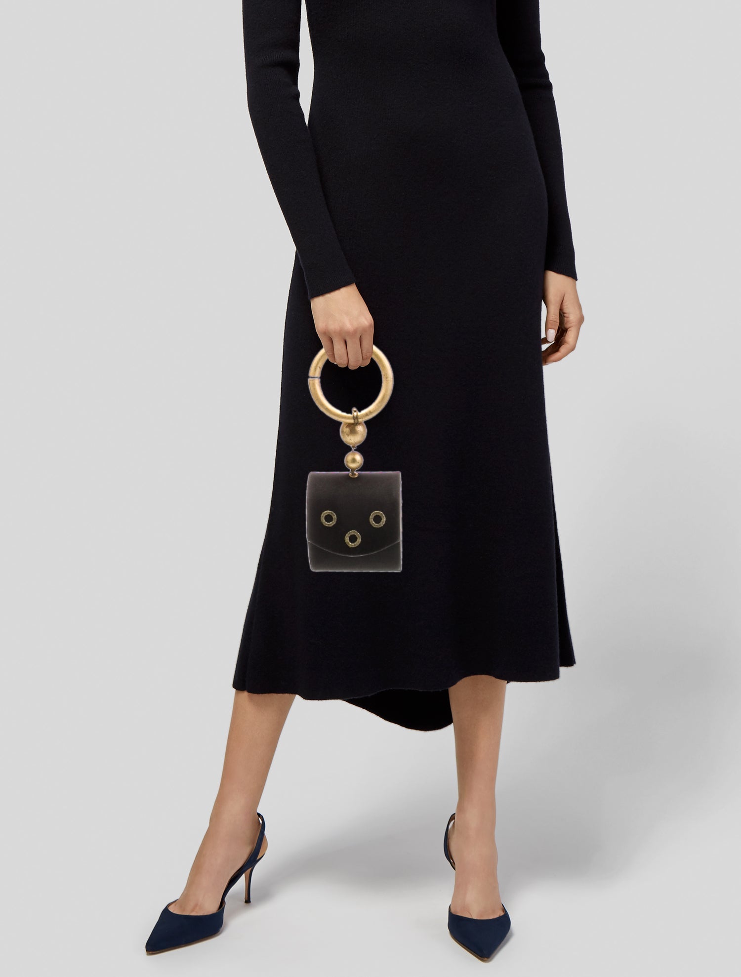 Paloma Picasso Canvas Top Handle Bag