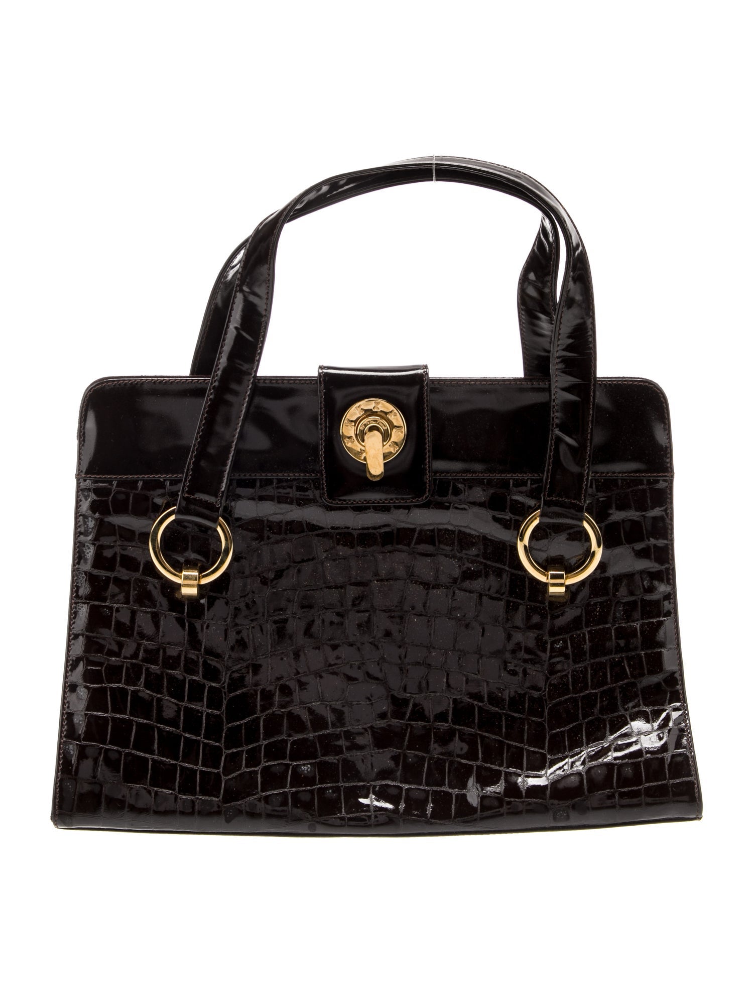 Paloma Picasso Leather Top Handle Bag