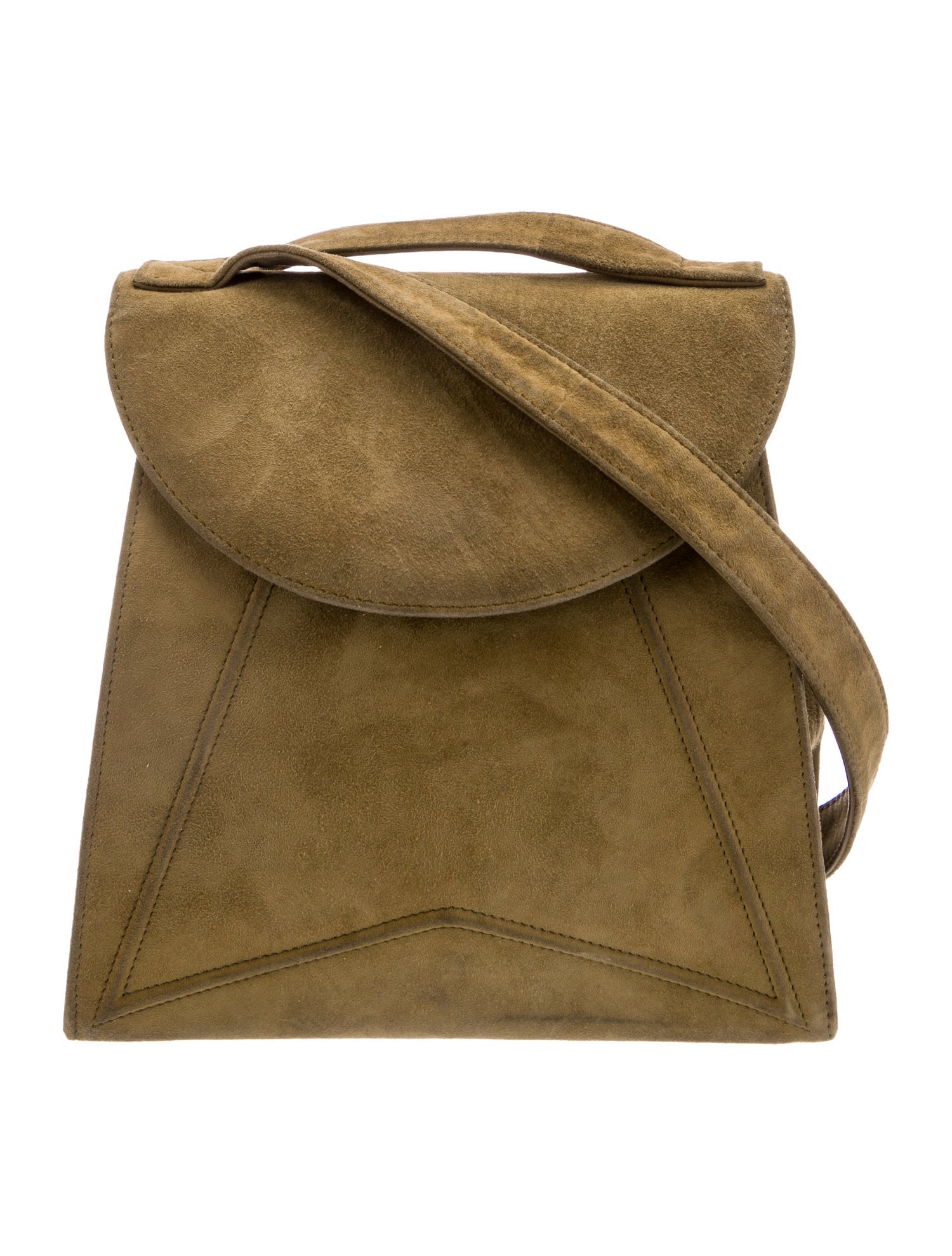 Paloma Picasso Suede Crossbody Bag