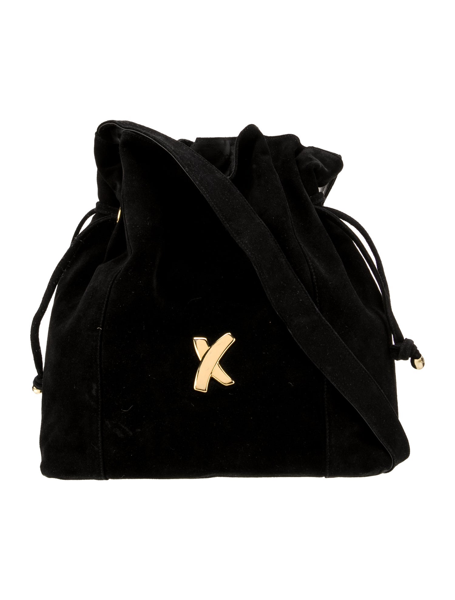 Paloma Picasso Suede Shoulder Bag