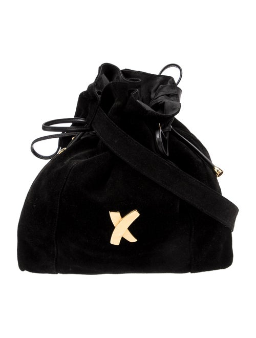 Paloma Picasso Suede Bucket Bag