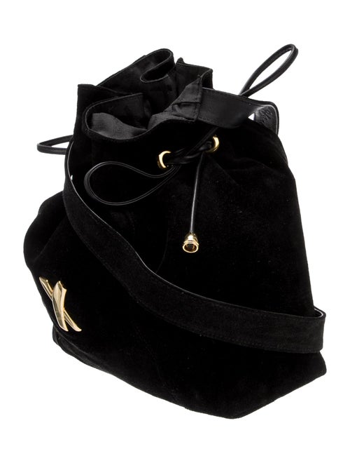 Paloma Picasso Suede Bucket Bag