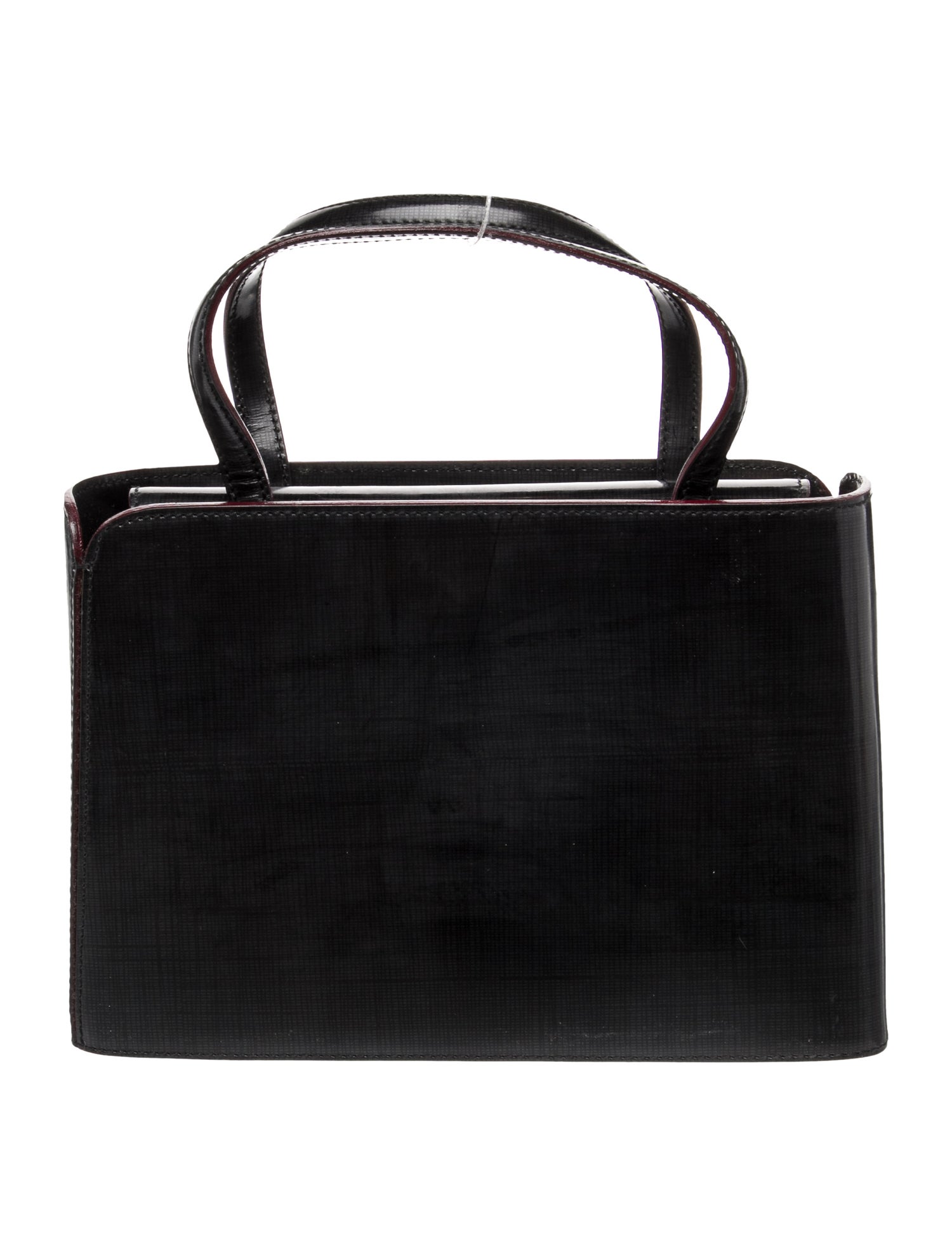 Paloma Picasso Patent Leather Top Handle Bag