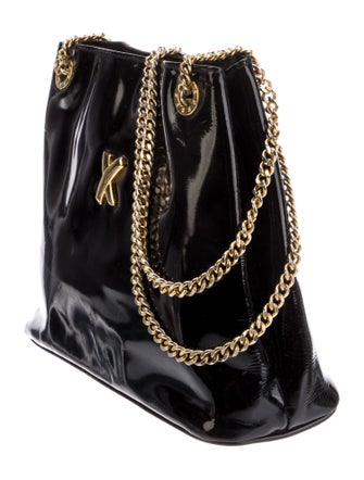 Paloma Picasso Patent Leather Shoulder Bag