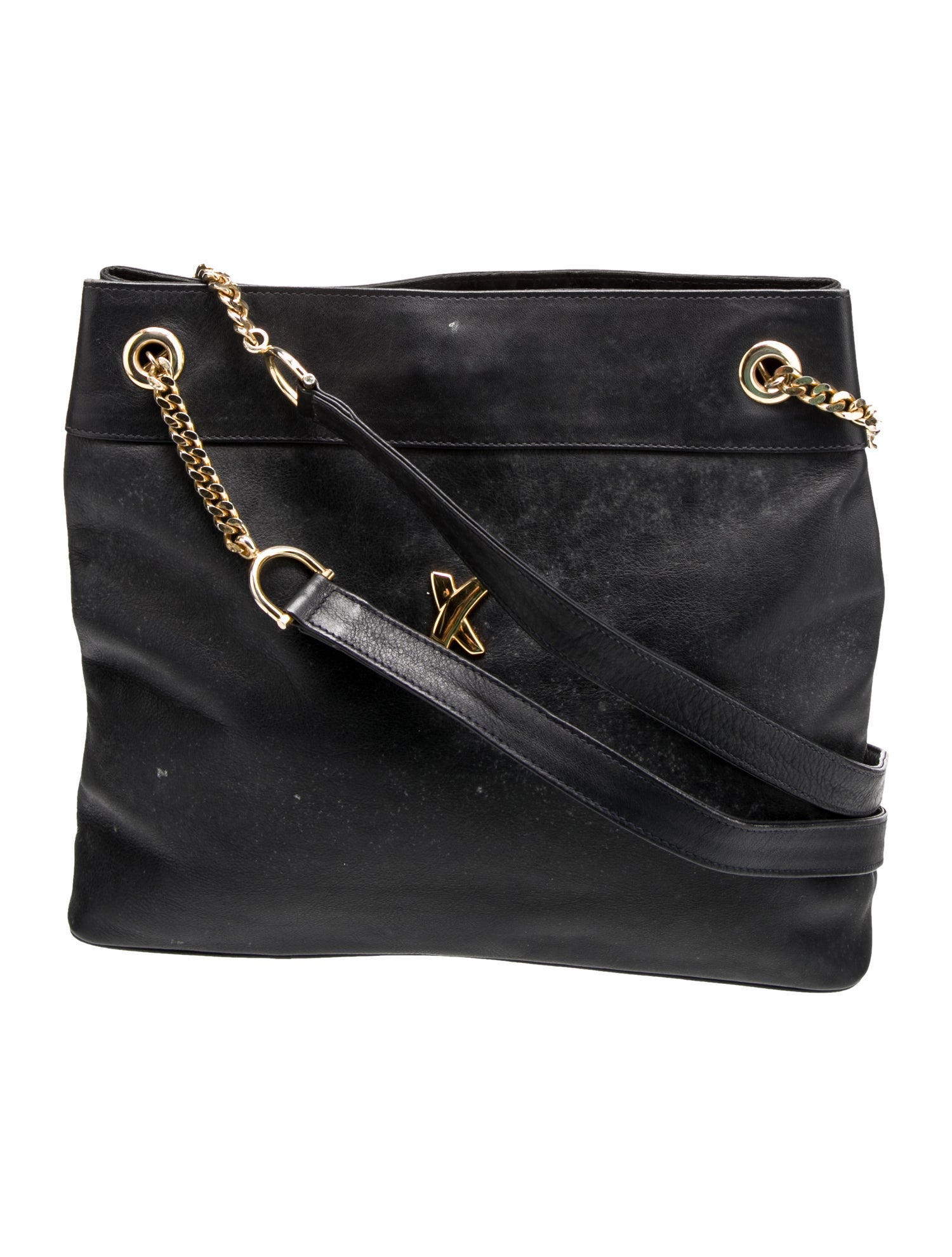 Paloma Picasso Leather Shoulder Bag