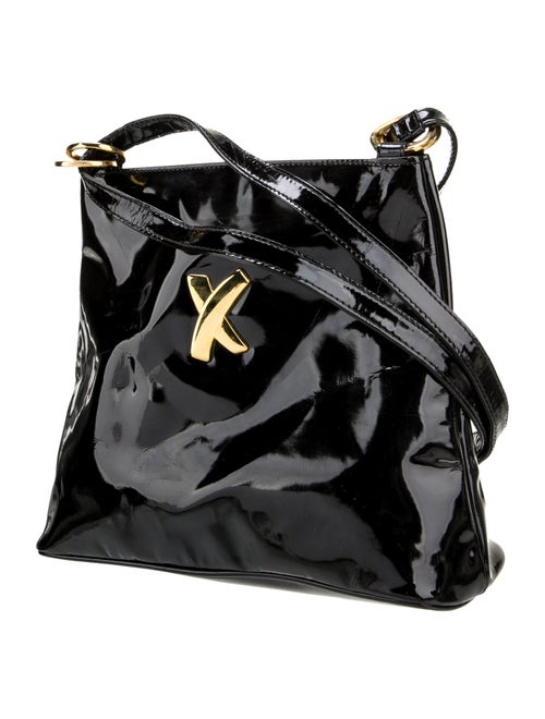 Paloma Picasso Patent Leather Shoulder Bag