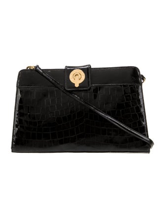 Paloma Picasso Embossed Leather Crossbody Bag