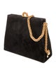 Paloma Picasso Velvet Shoulder Bag