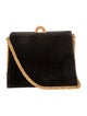 Paloma Picasso Velvet Shoulder Bag