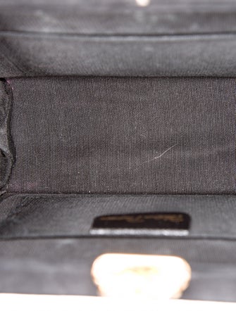 Paloma Picasso Velvet Shoulder Bag