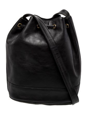 Paloma Picasso Leather Bucket Bag