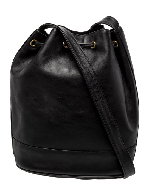 Paloma Picasso Leather Bucket Bag