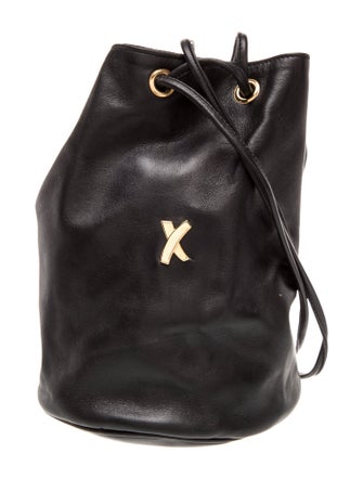 Paloma Picasso Leather Bucket Bag