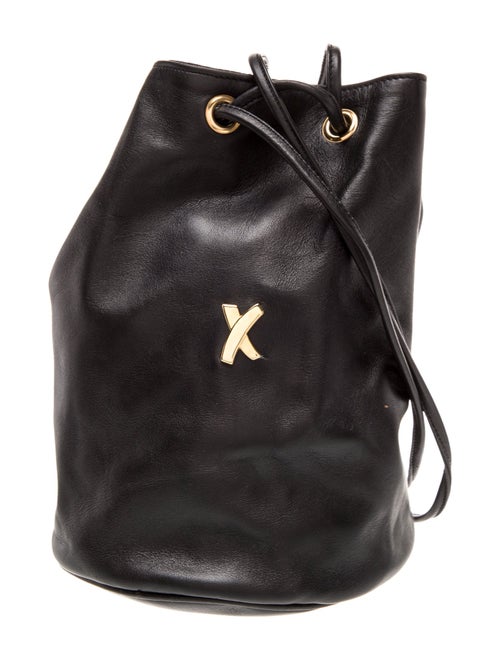 Paloma Picasso Leather Bucket Bag