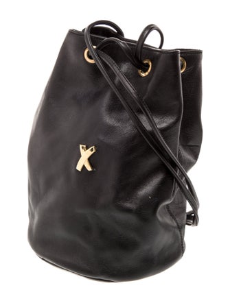 Paloma Picasso Leather Bucket Bag