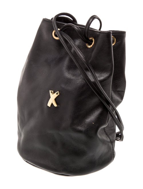 Paloma Picasso Leather Bucket Bag