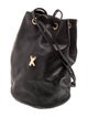 Paloma Picasso Leather Bucket Bag