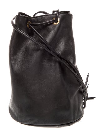 Paloma Picasso Leather Bucket Bag