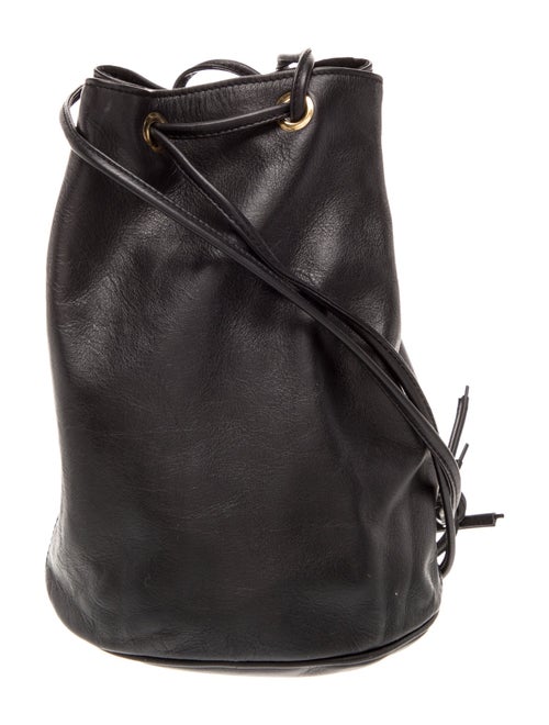 Paloma Picasso Leather Bucket Bag