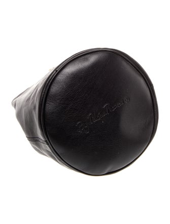 Paloma Picasso Leather Bucket Bag