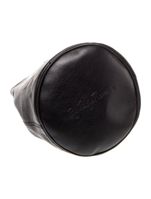 Paloma Picasso Leather Bucket Bag