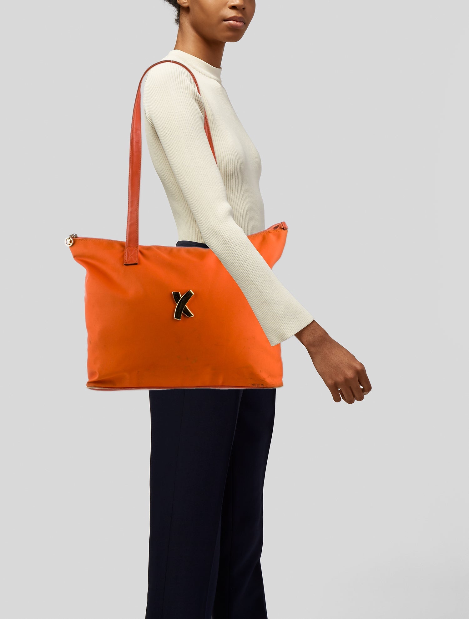 Paloma Picasso Nylon Shoulder Bag