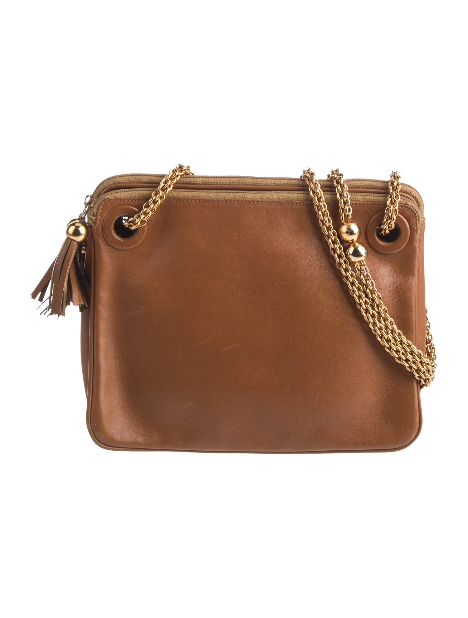 Paloma Picasso Leather Bucket Bag