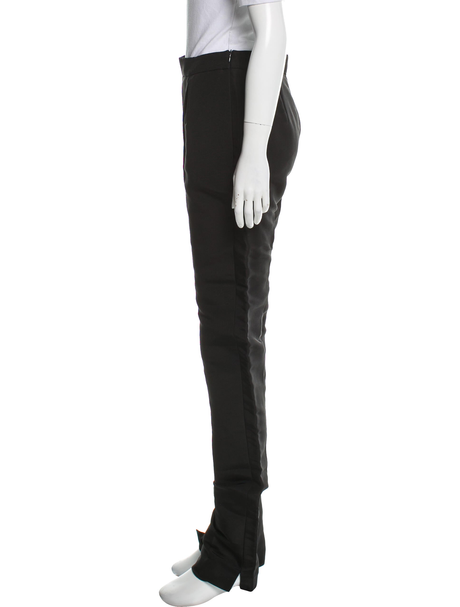 Pamella Roland Mid-Rise Straight-Leg Pants
