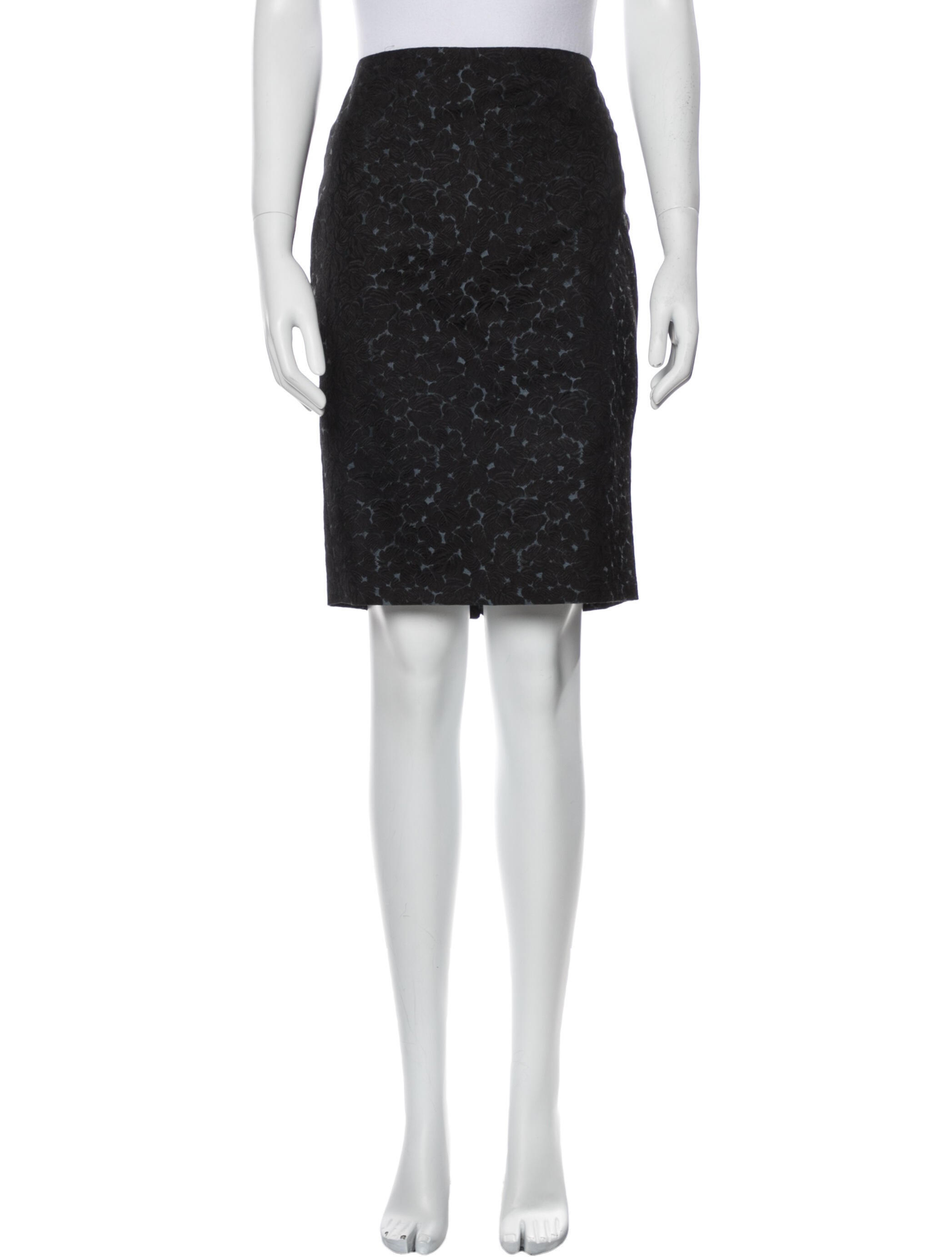 Pamella Roland Patterned Knee-Length Skirt