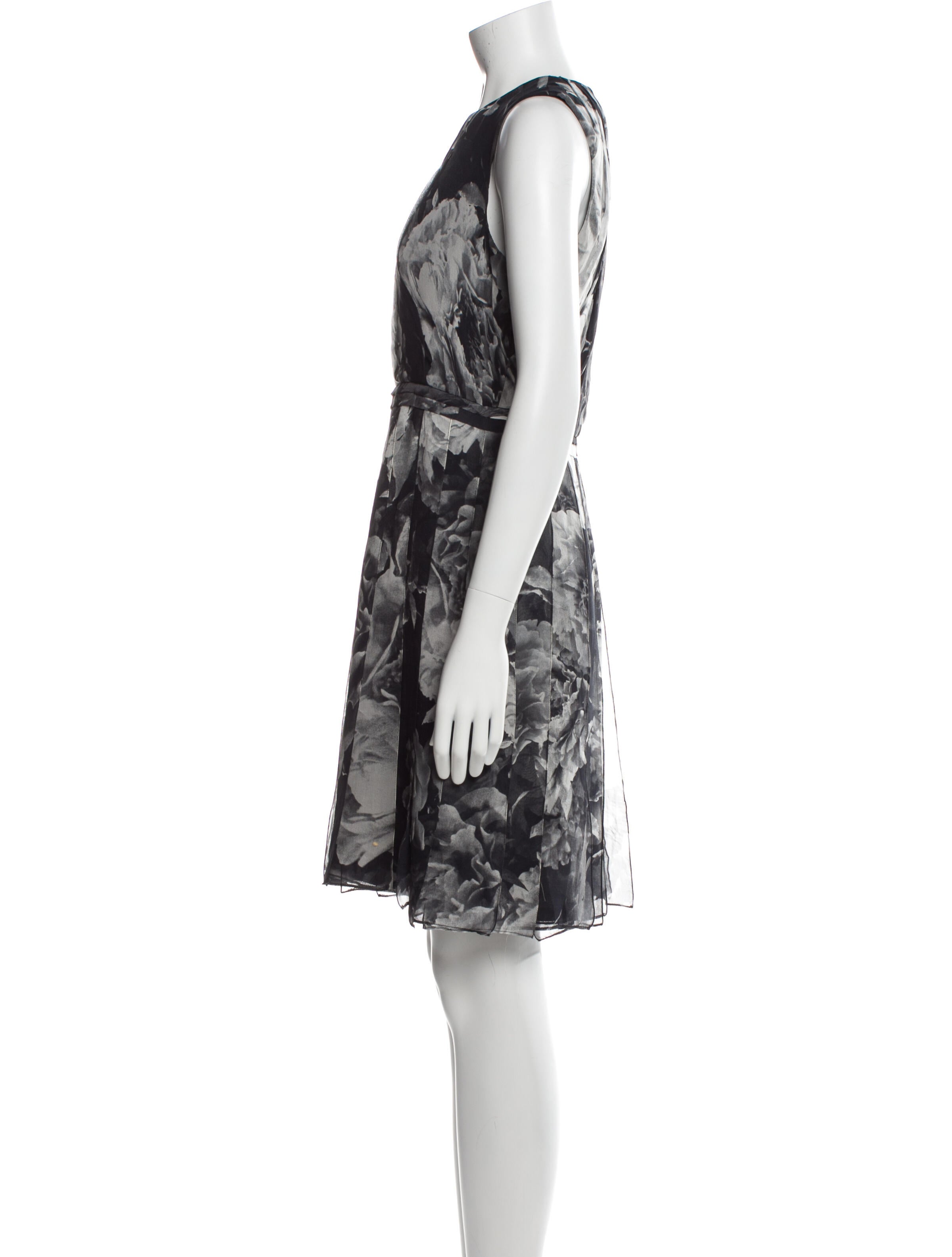 Pamella Roland Silk Mini Dress