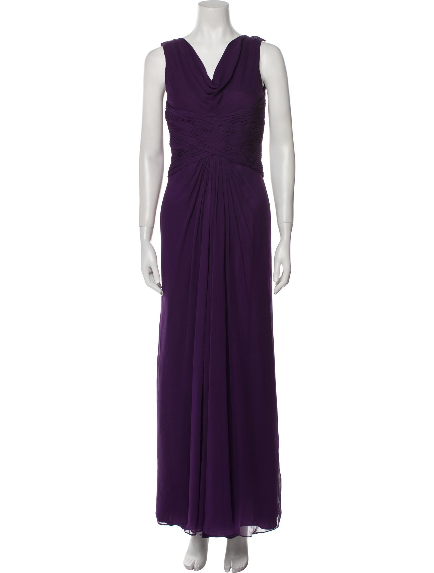 Pamella Roland Silk Long Dress